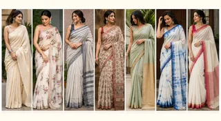 7 Khadi Saree Designs For A Cool Summer Vibe And Effortless Elegance