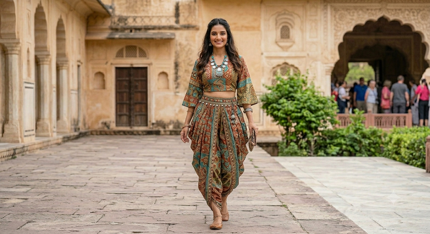 Printed Dhoti Pant  for boho vibe