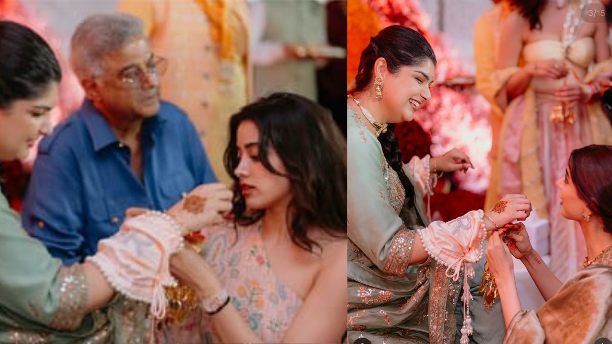janhvi and khushi kapoor tie kalire to anshula