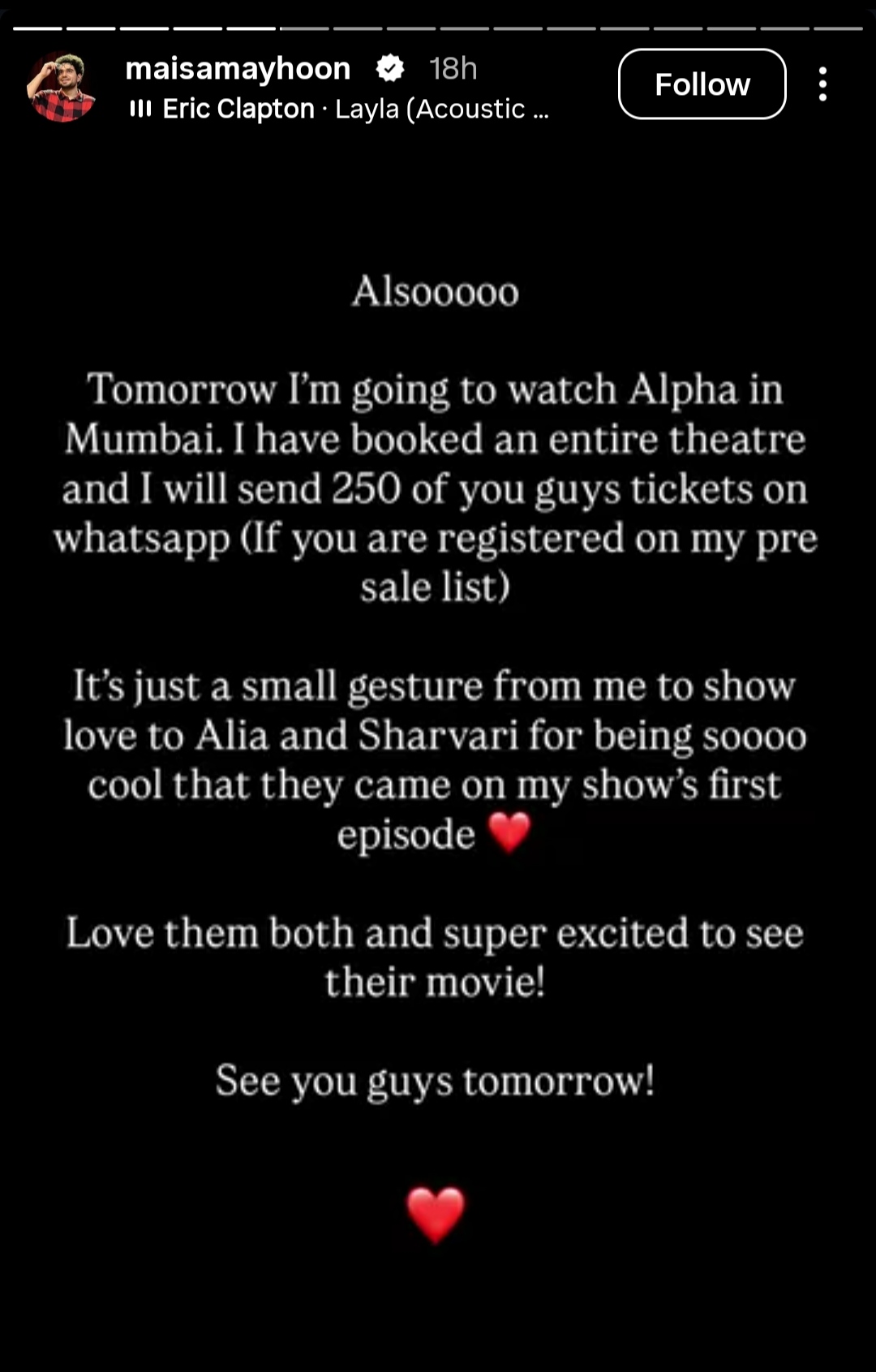 samay raina books entire theatre for Alpha