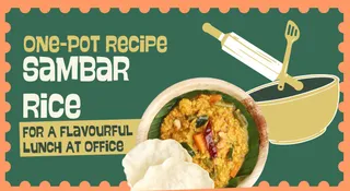 Quick One-Pot Sambar Rice Recipe For A Flavourful Lunch At Office