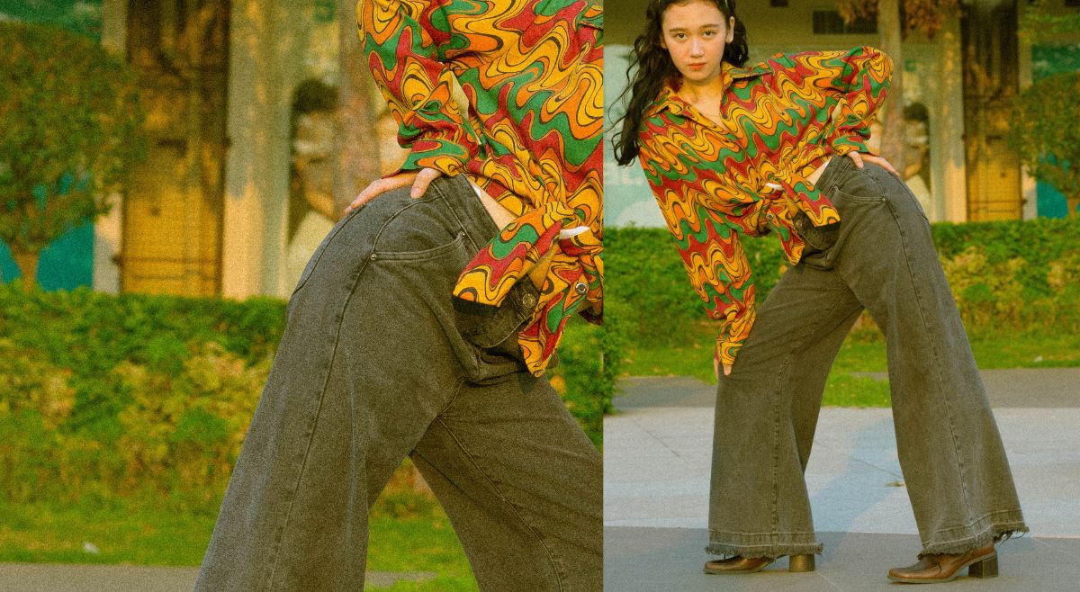 flared jeans