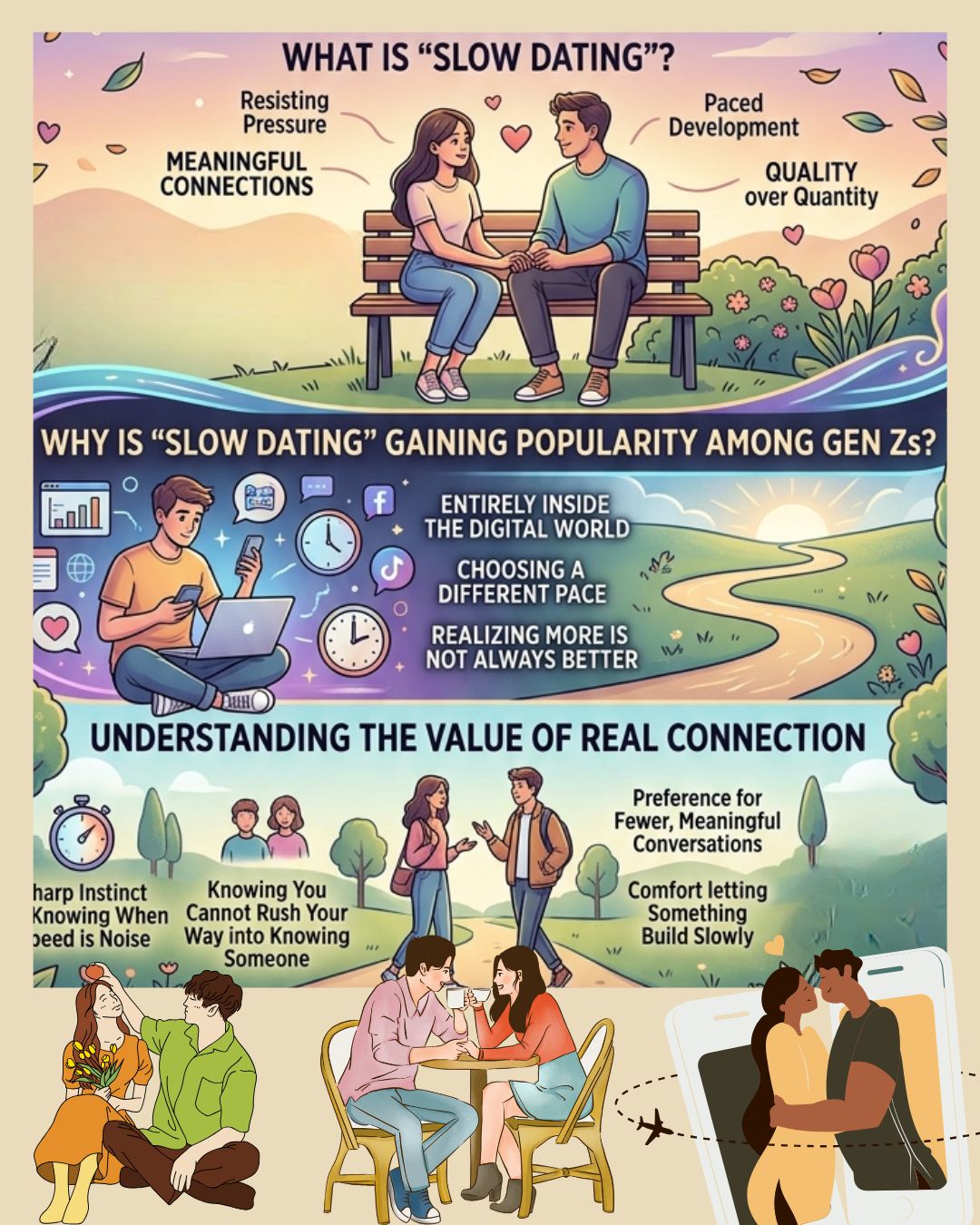 gen z following slow dating trend