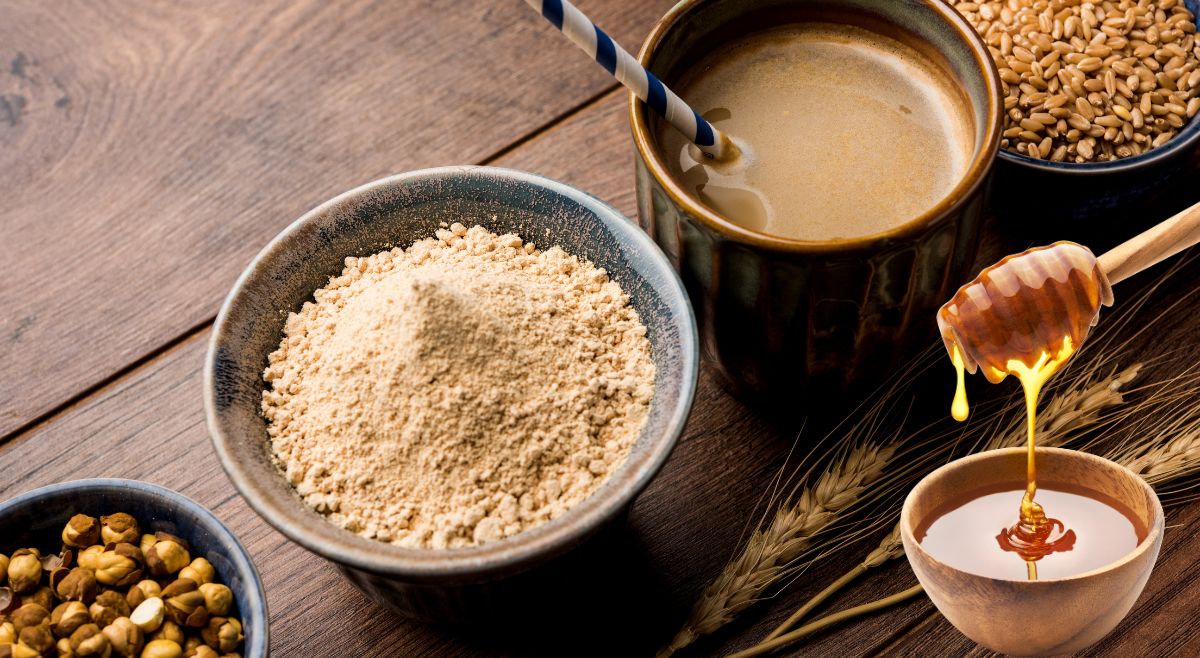 Sattu Drink with Honey