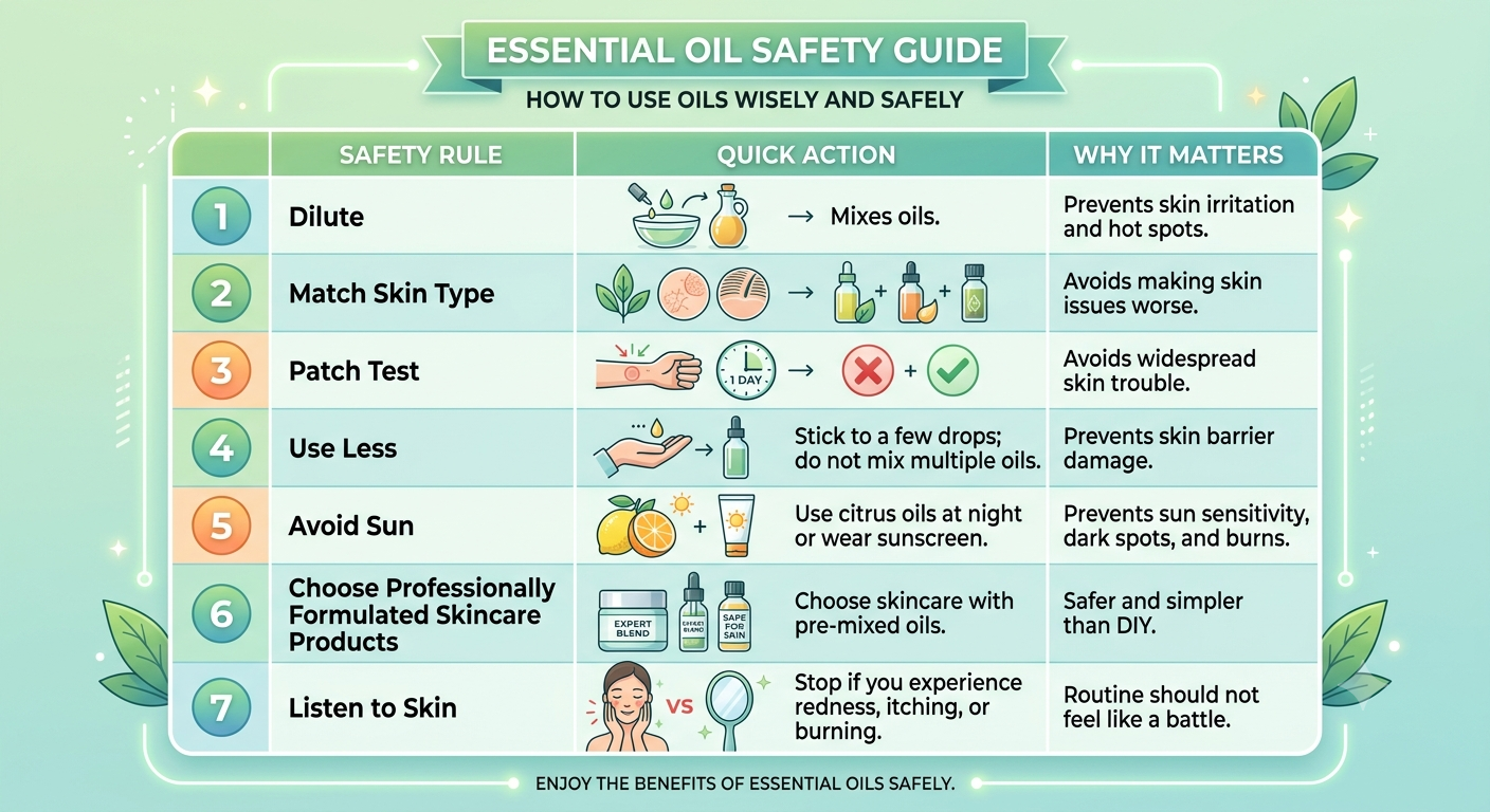 how to use essential oils wisely