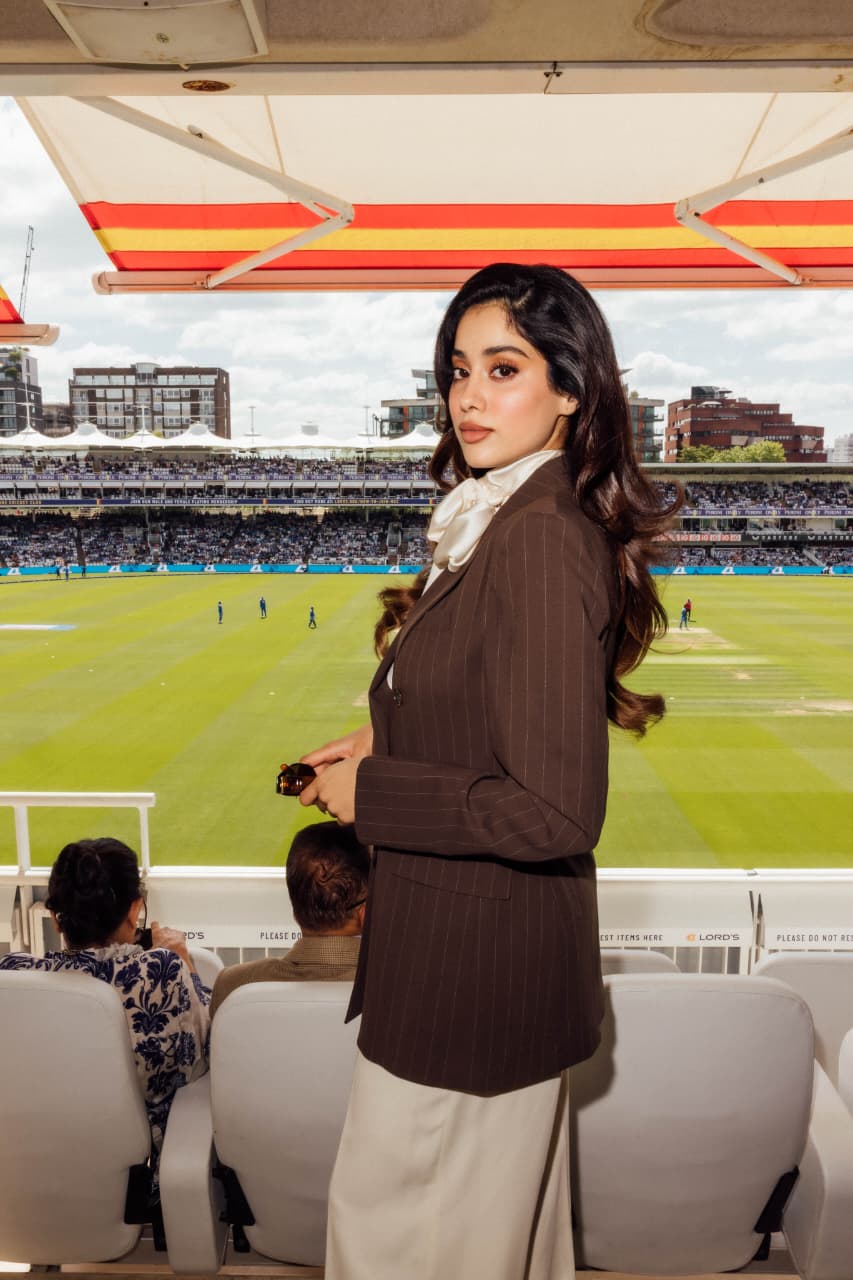 Janhvi Kapoor at India vs England Match