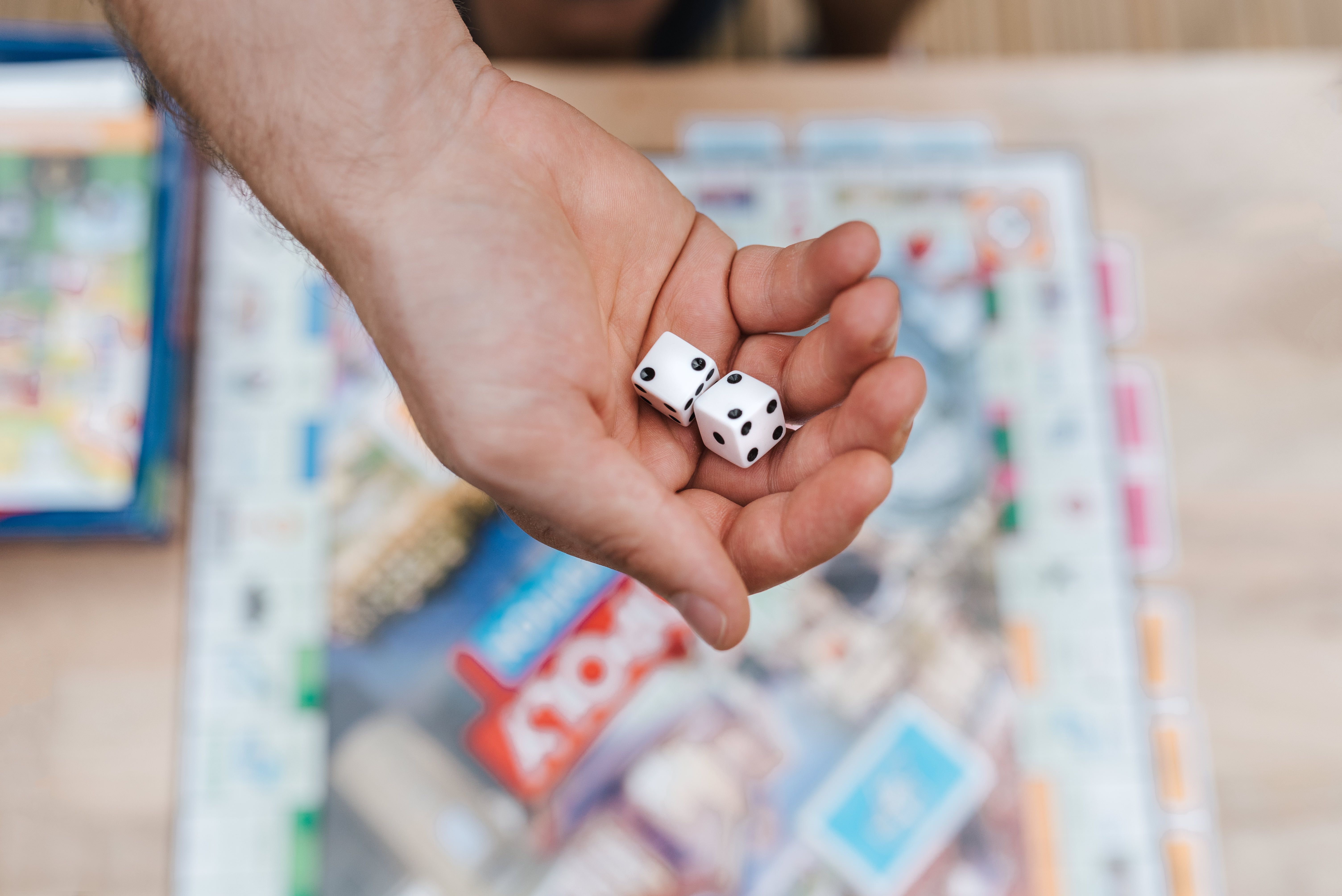 The dice through which the player moves forward in the