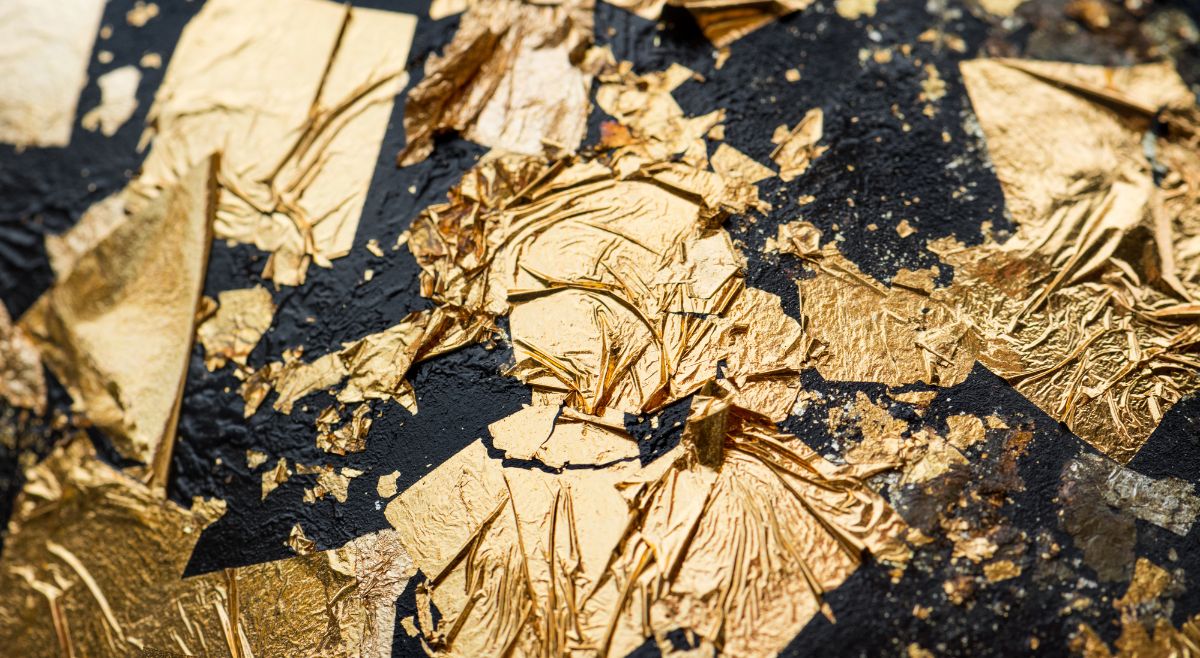how to Gold Leaf art in Small Spaces
