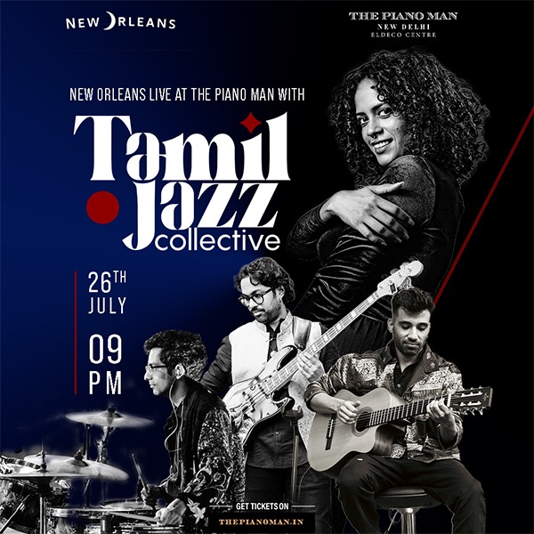 Tamil Jazz collective at the piano man