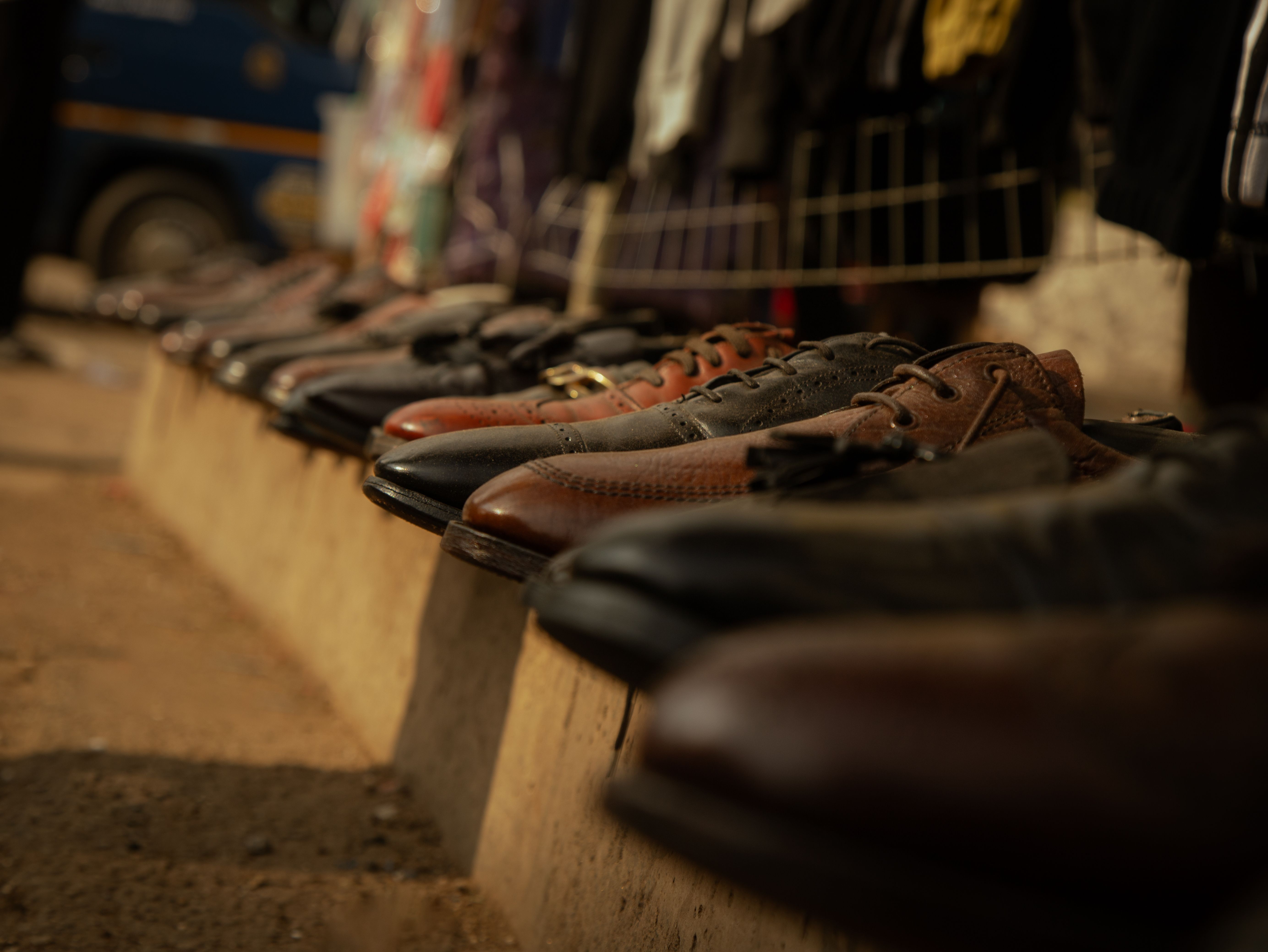 shoes made of leather