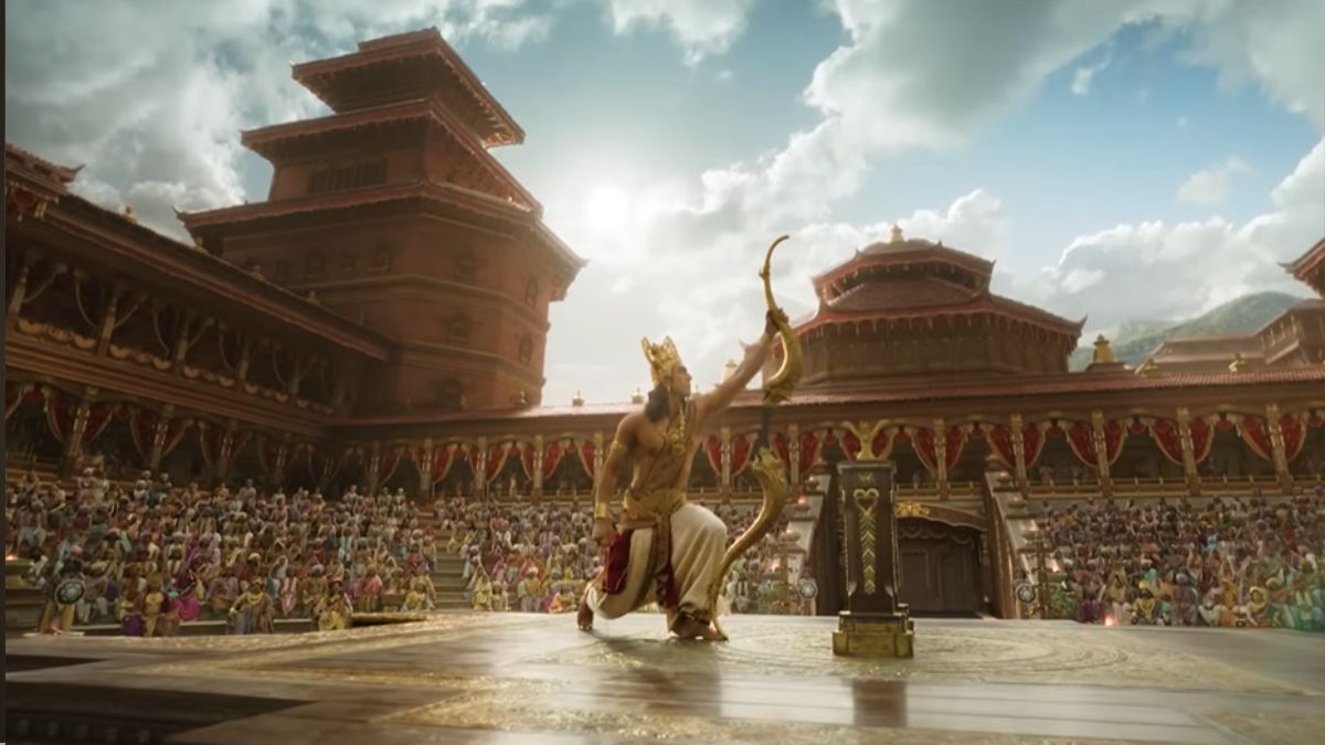 Lord Ram breaks Shiva Bow for Swayamvar
