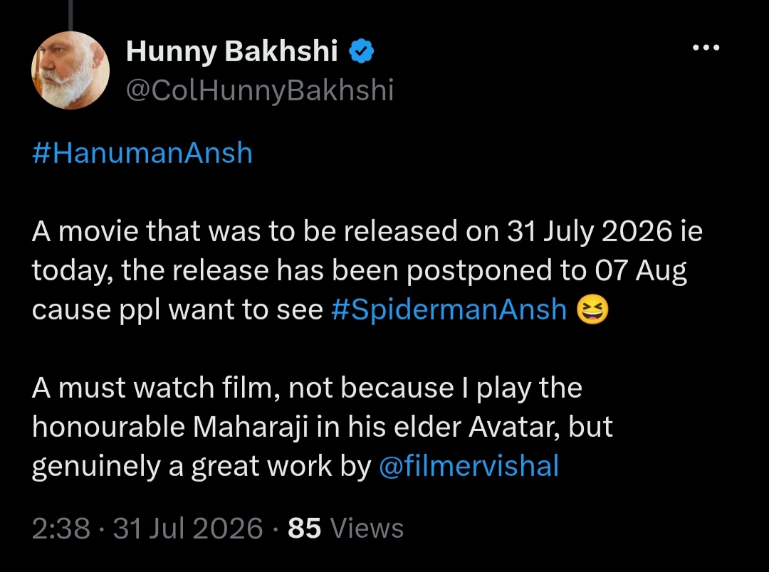 hanuman ansh release postponed