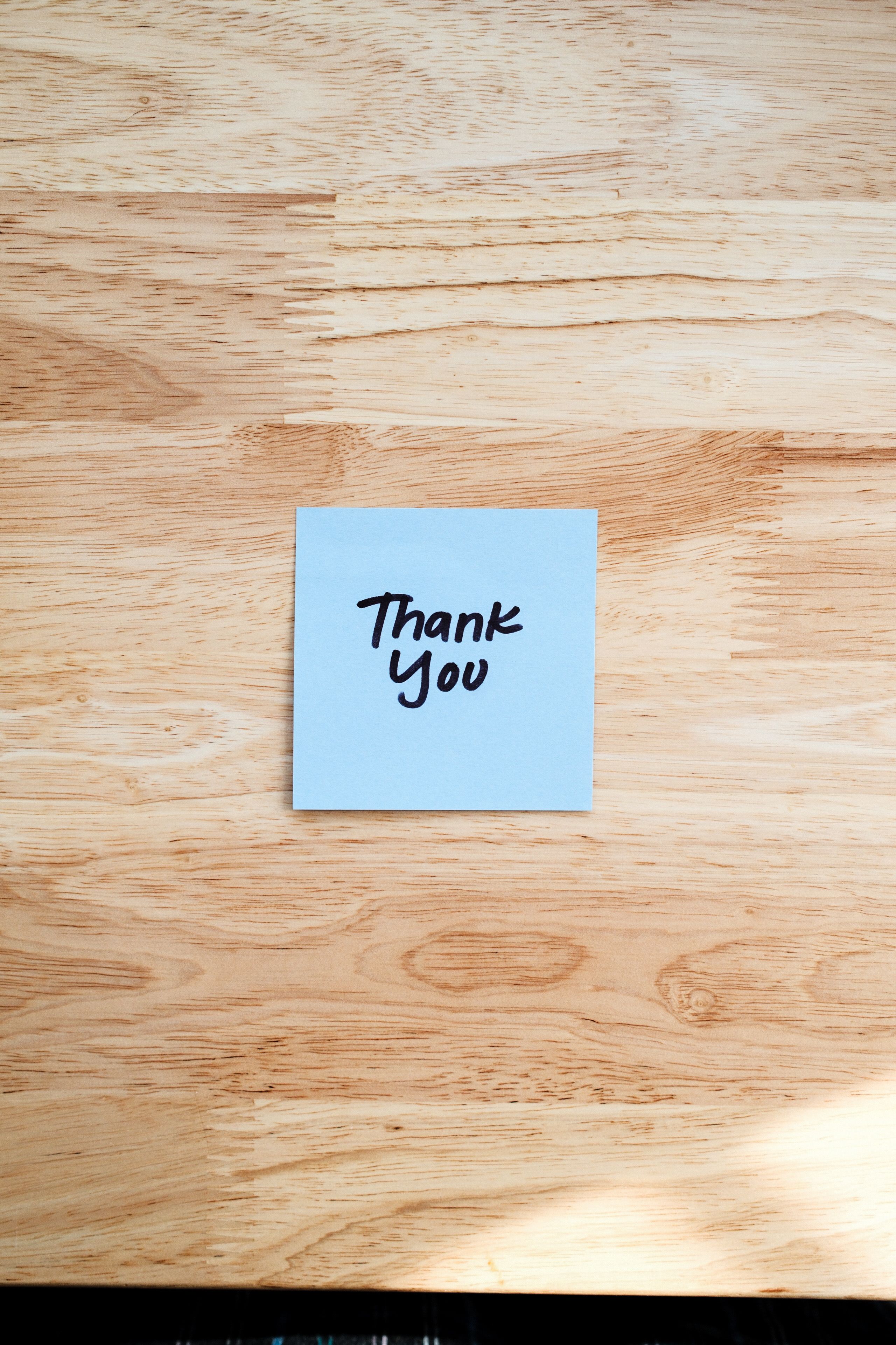 showing gratitude