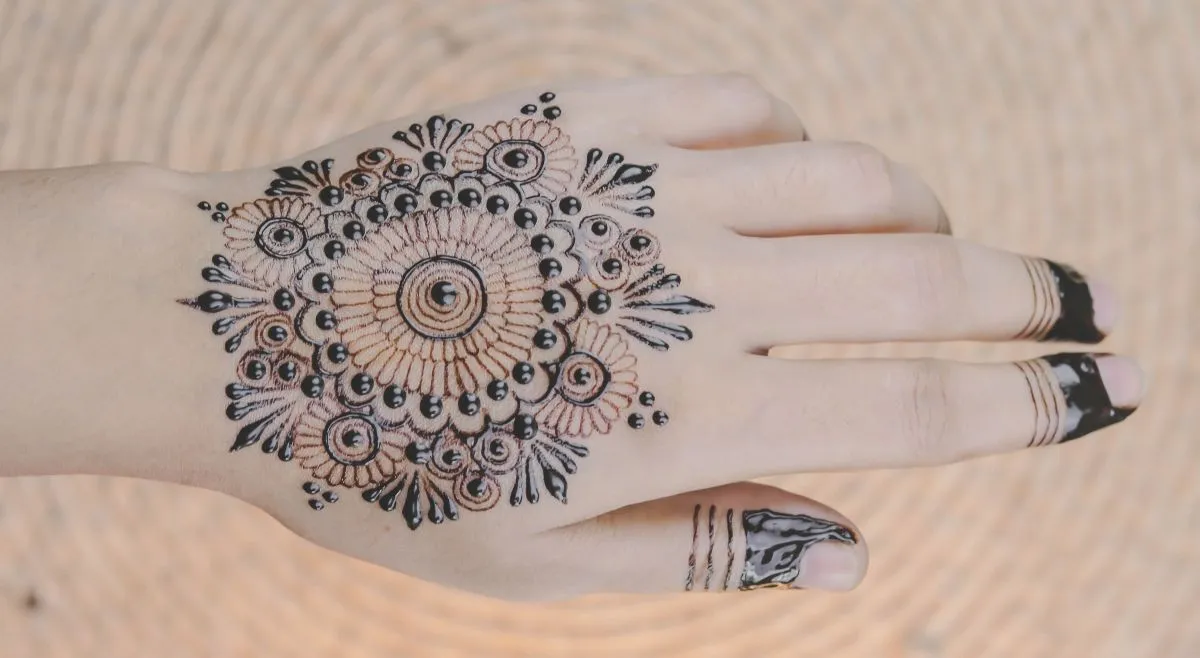 Classic Floral Mandala Mehndi