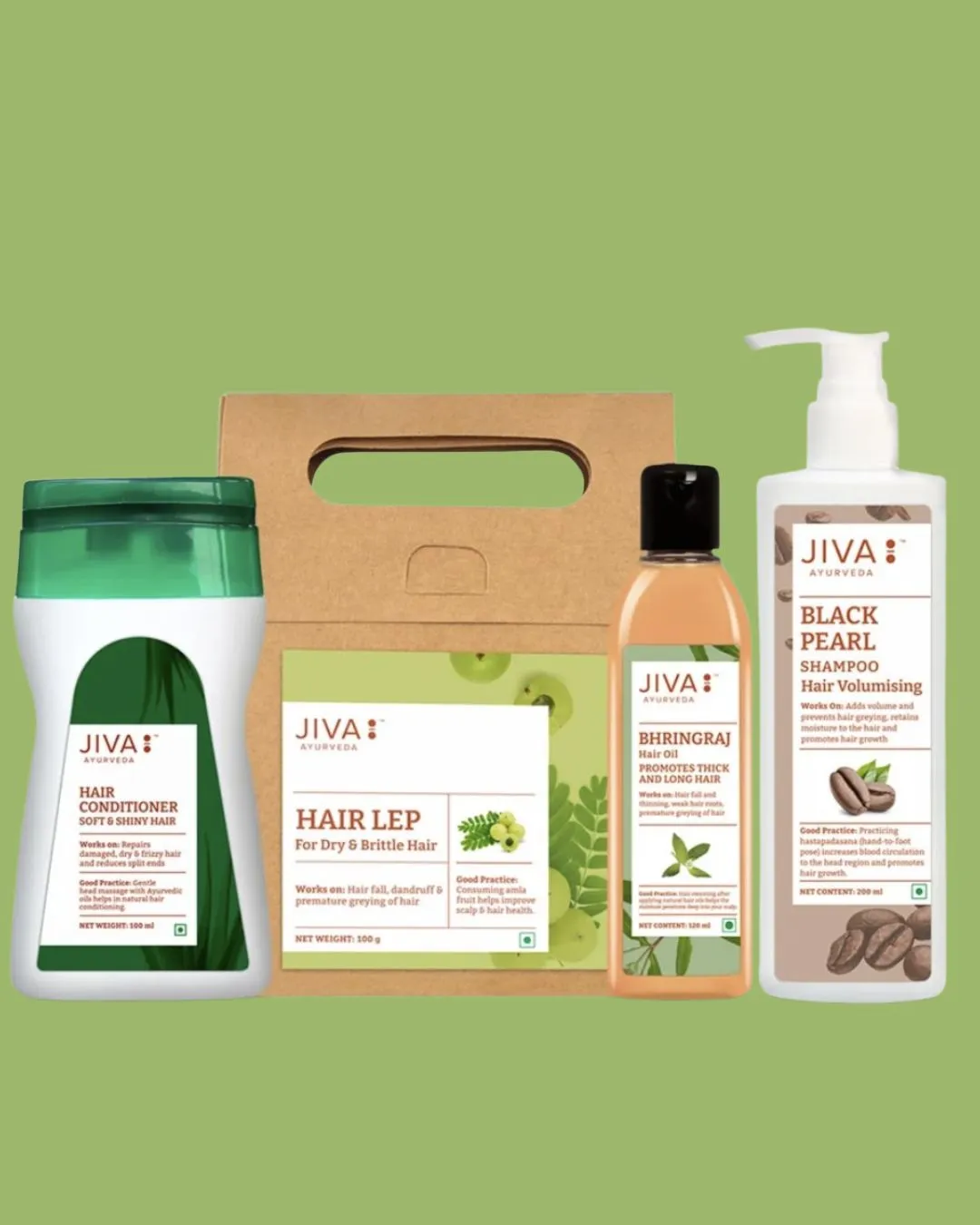 haircare kit from jiva ayurveda