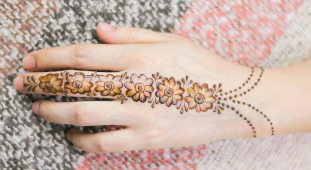 Bracelet Style Arabic Mehndi Design