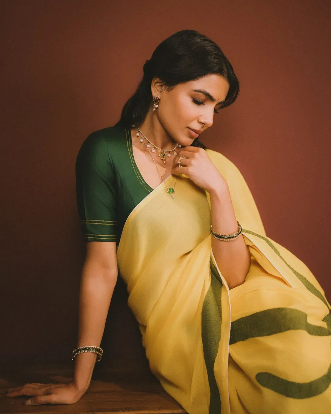 traditional blouse with kasavu saree