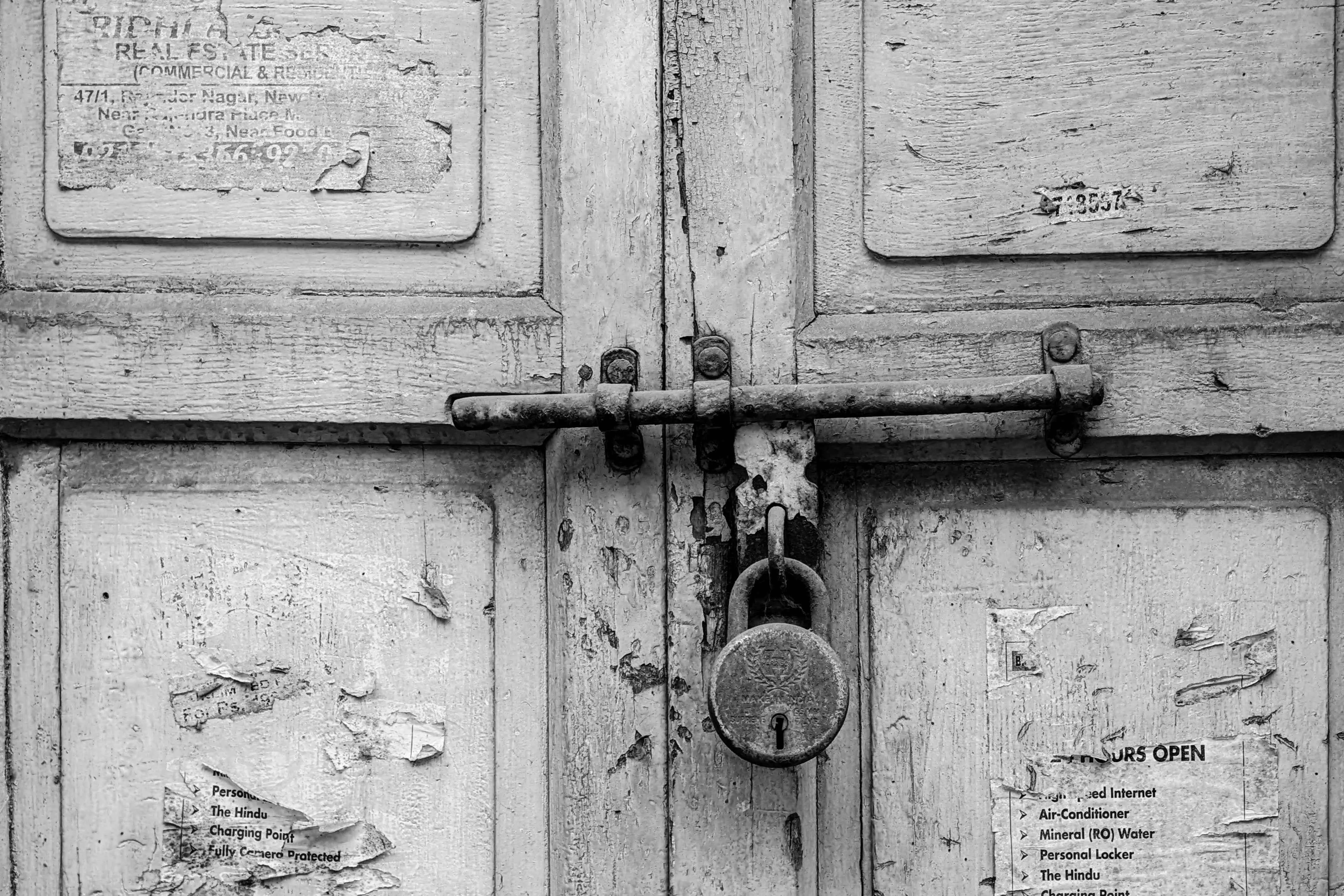 locks in the door