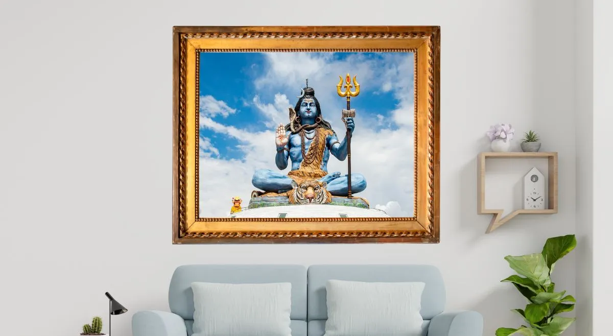 shiva pose of blessing