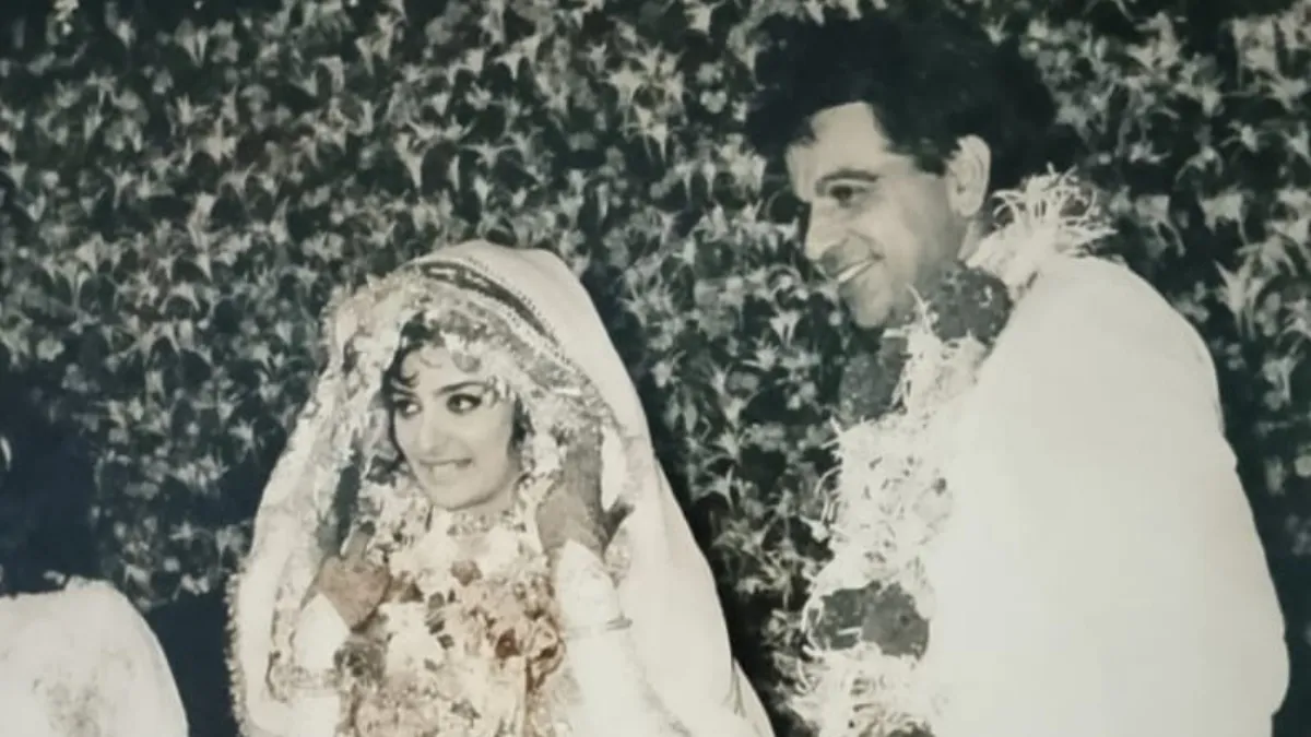 Saira Banu and Dileep Kumar wedding