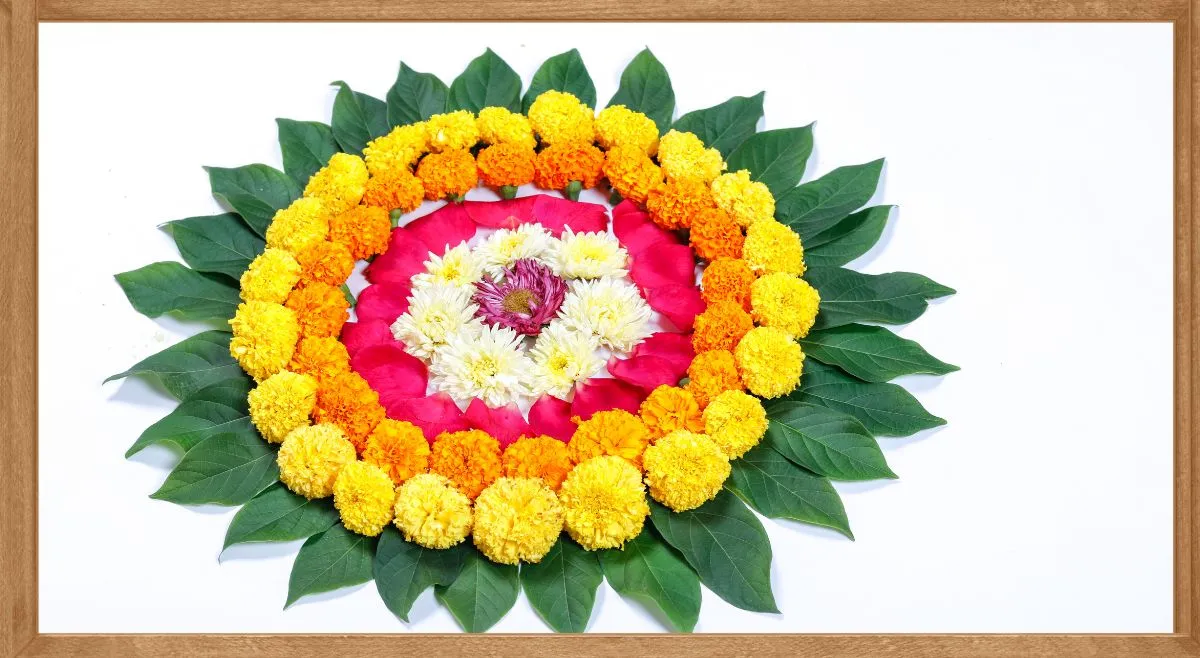Lotus Inspired Pookalam