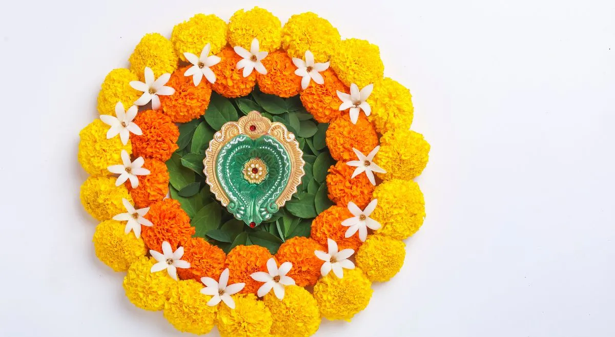Minimal Floral Pookalam