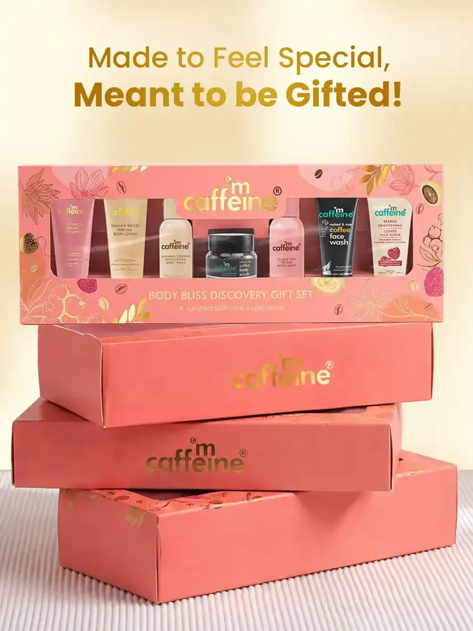 mCaffeine Rakhi Body Gift Set