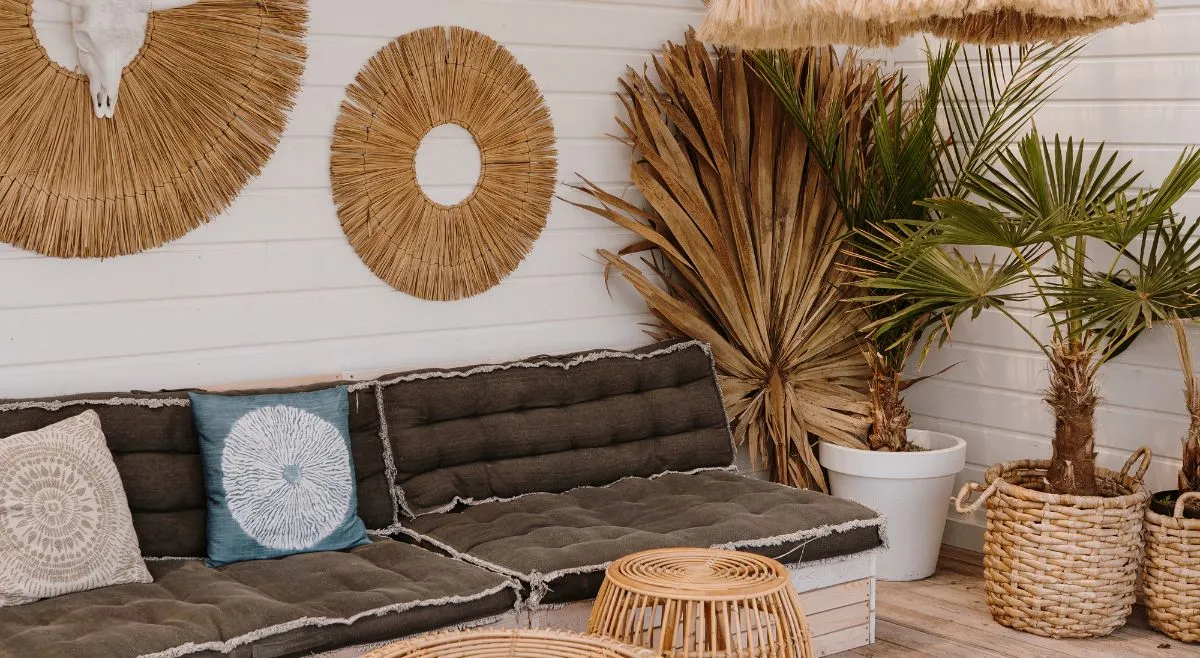 nature inspired boho interior