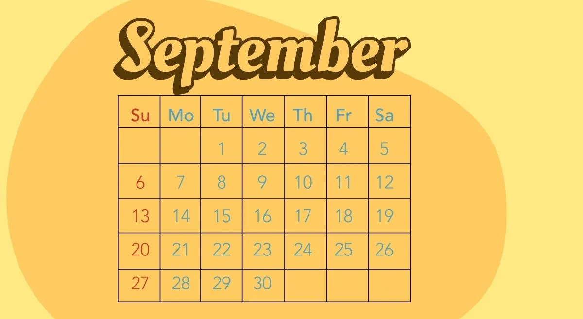 September Calendar
