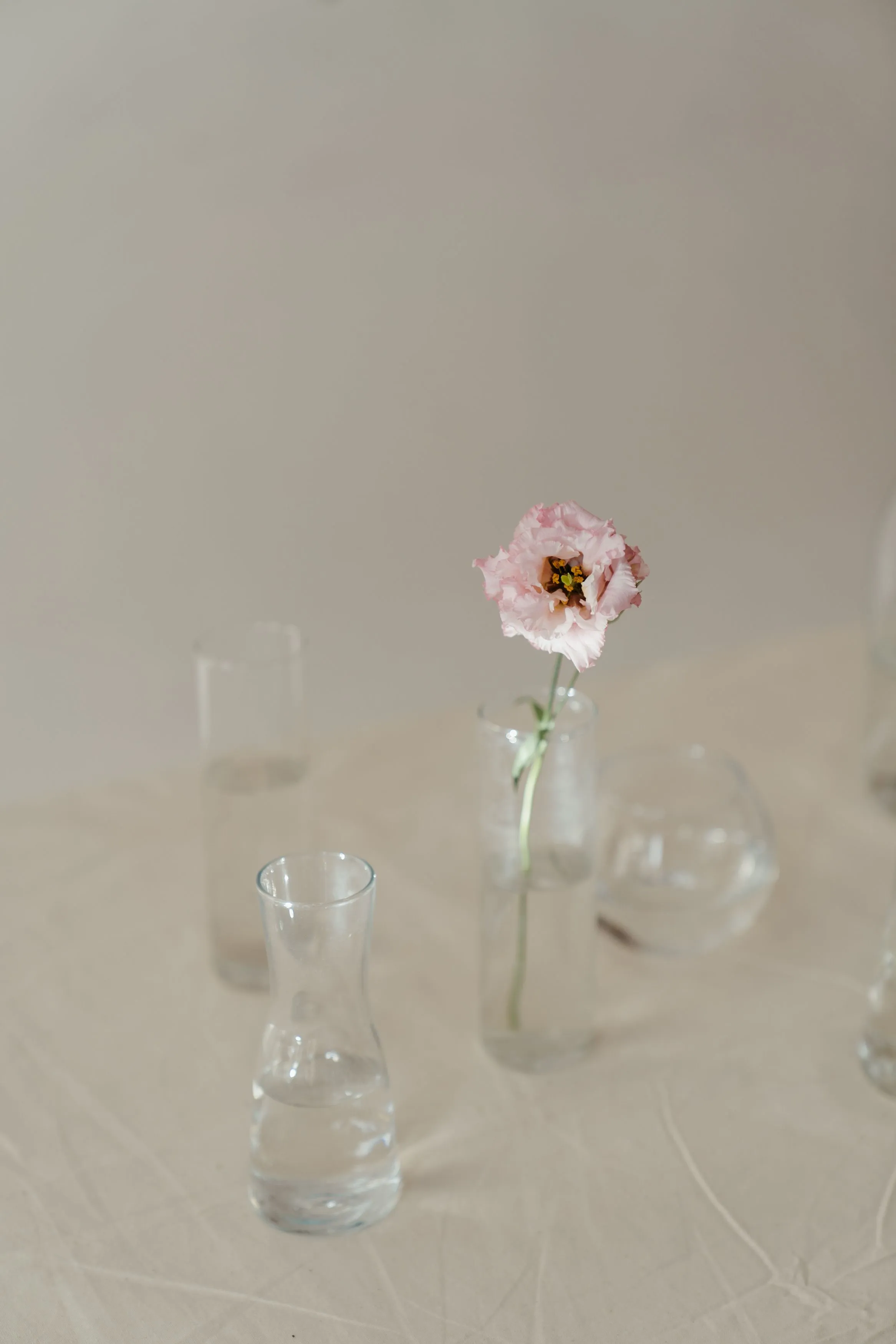 empty flower vases