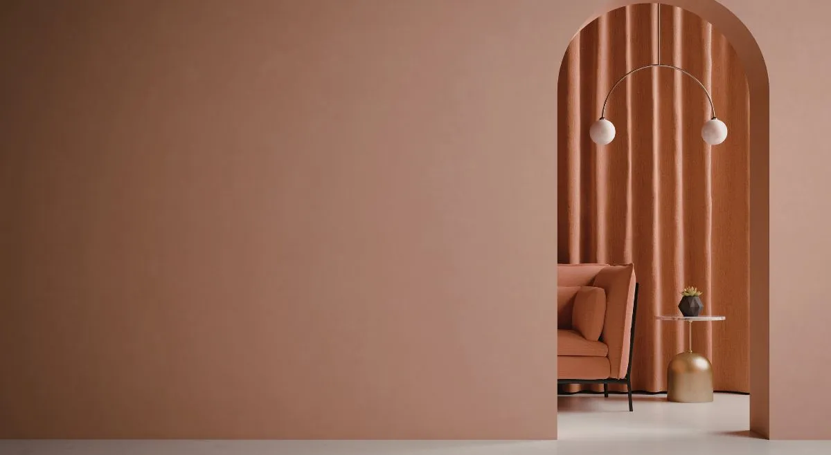 Terracotta Accent Wall Bedroom