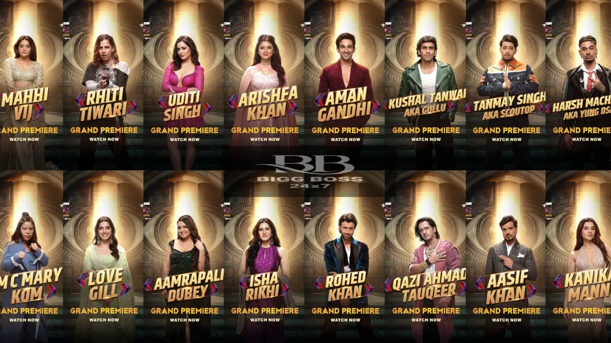 Bigg Boss 20 confirmed contestant list with photos