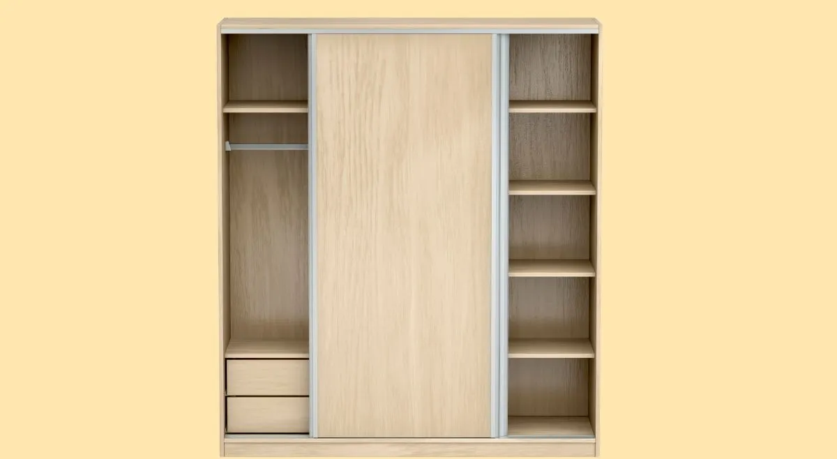 Sliding Door Cabinets With Internal Dividers
