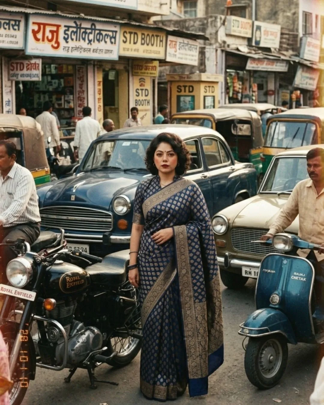 Indian street in 1987