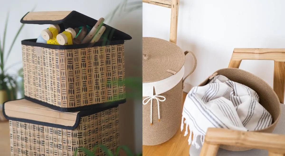Use Existing Boxes And Baskets