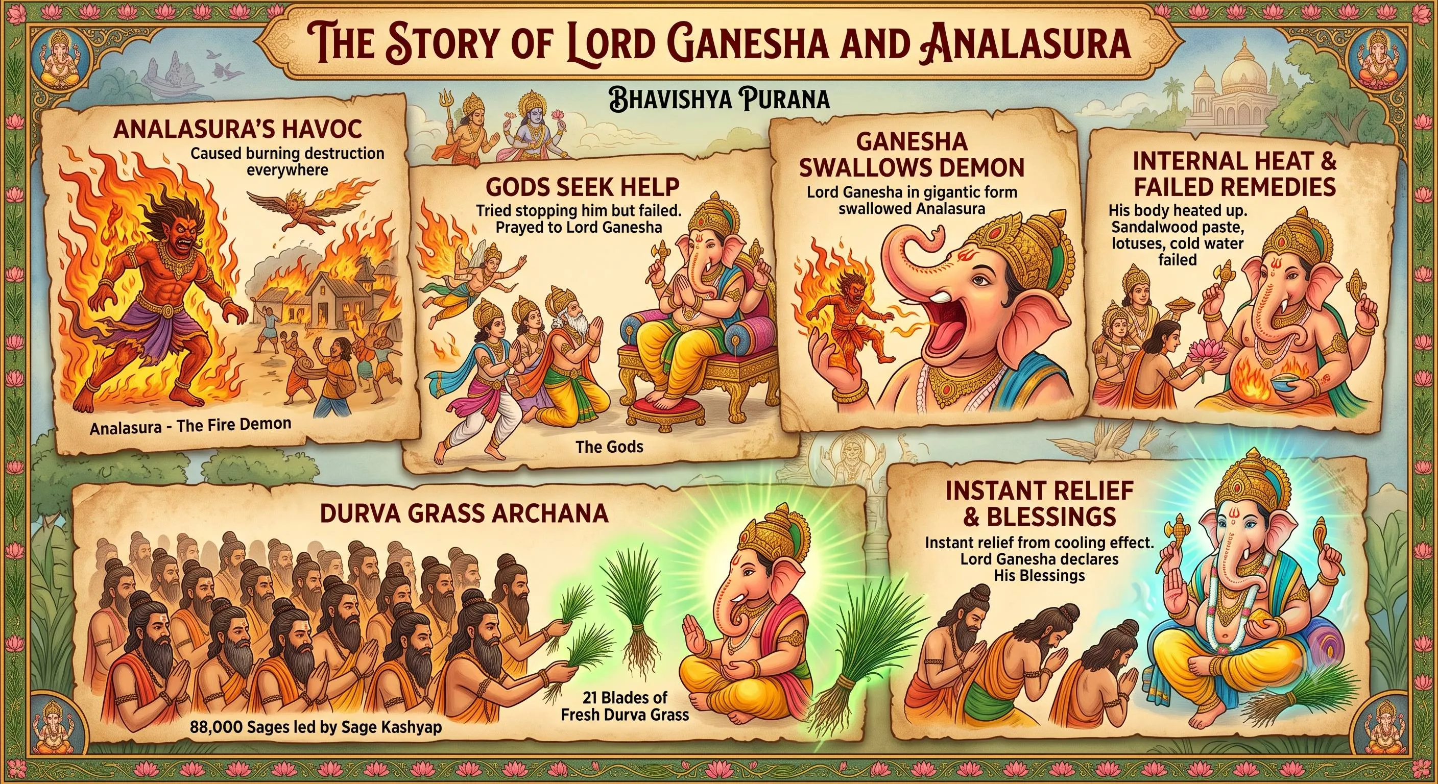 story of durva grass