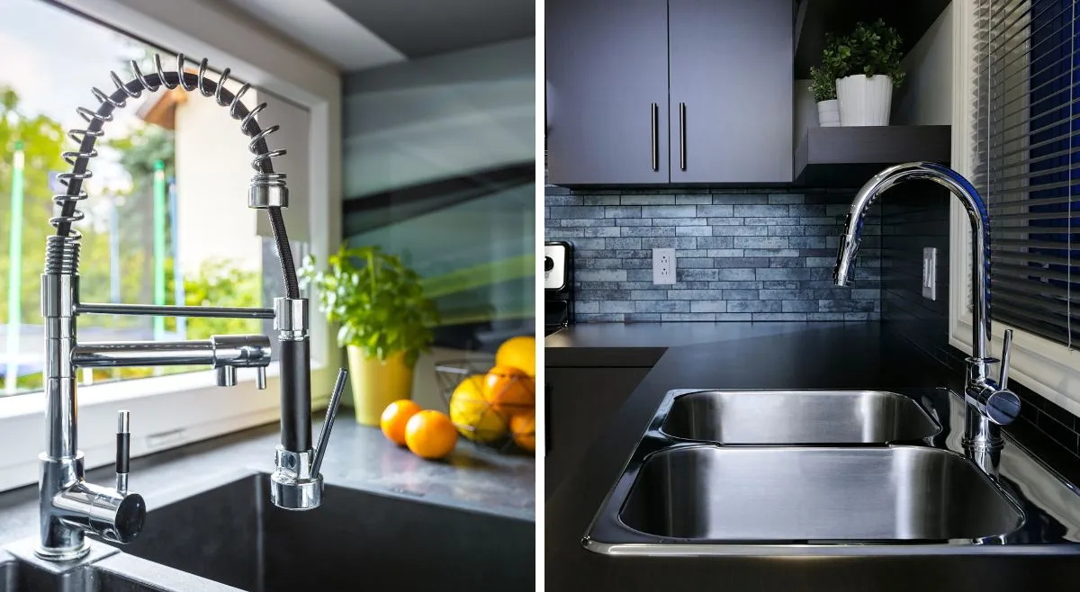 The Double Tiered Workstation kitchen Sink