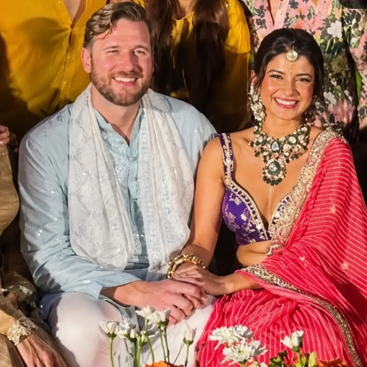 Jennifer Winget and William Goa wedding look