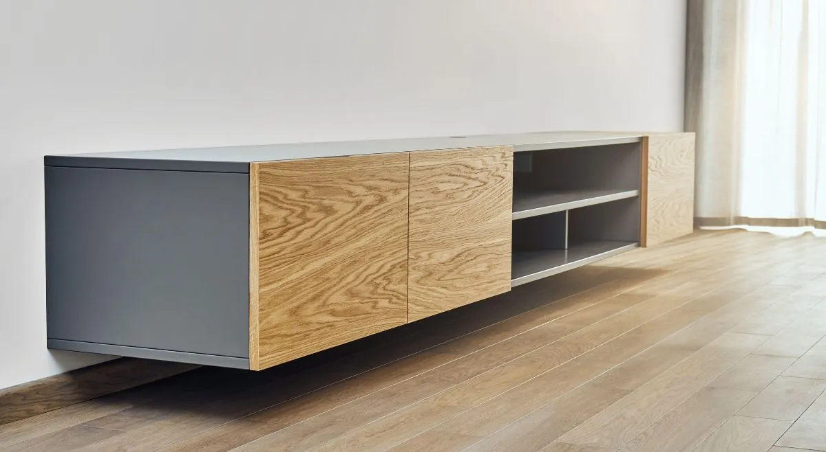 Floating Wall Mounted Minimalist Cabinet