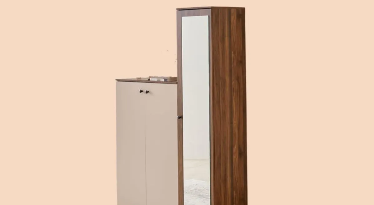 Mirrored Front Cabinet