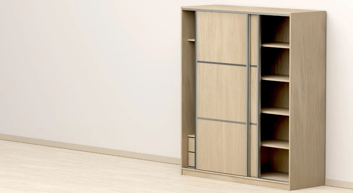 Modern Farmhouse Sliding Barn door Cabinet