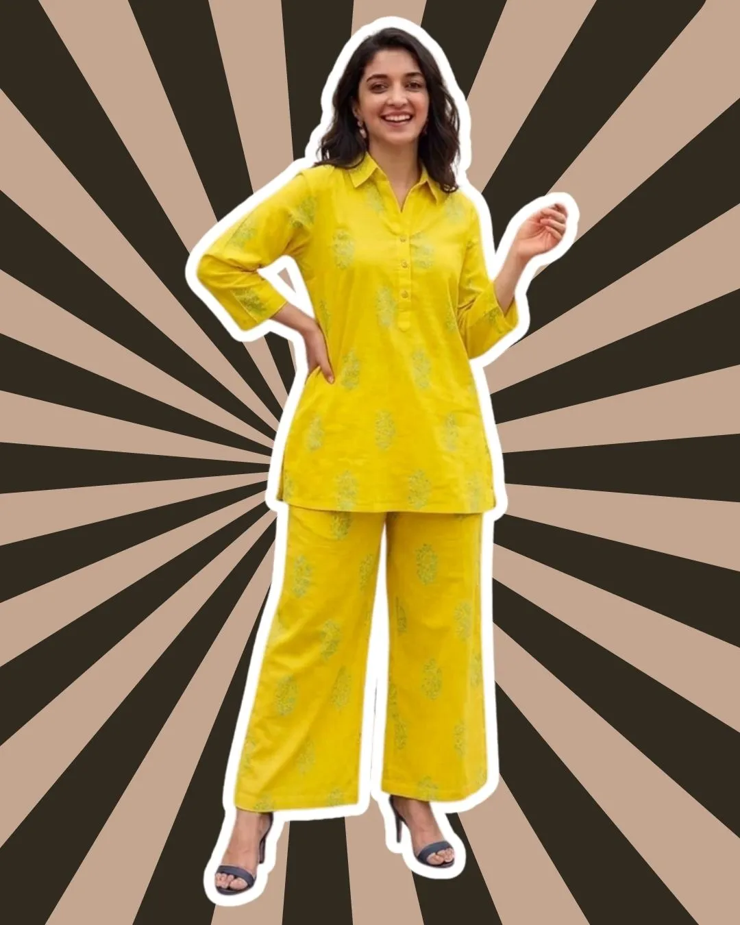 Palazzo Pants With A Kurta