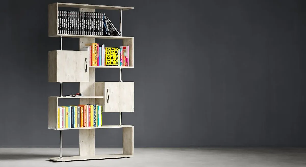 Open Back Minimalist Shelving