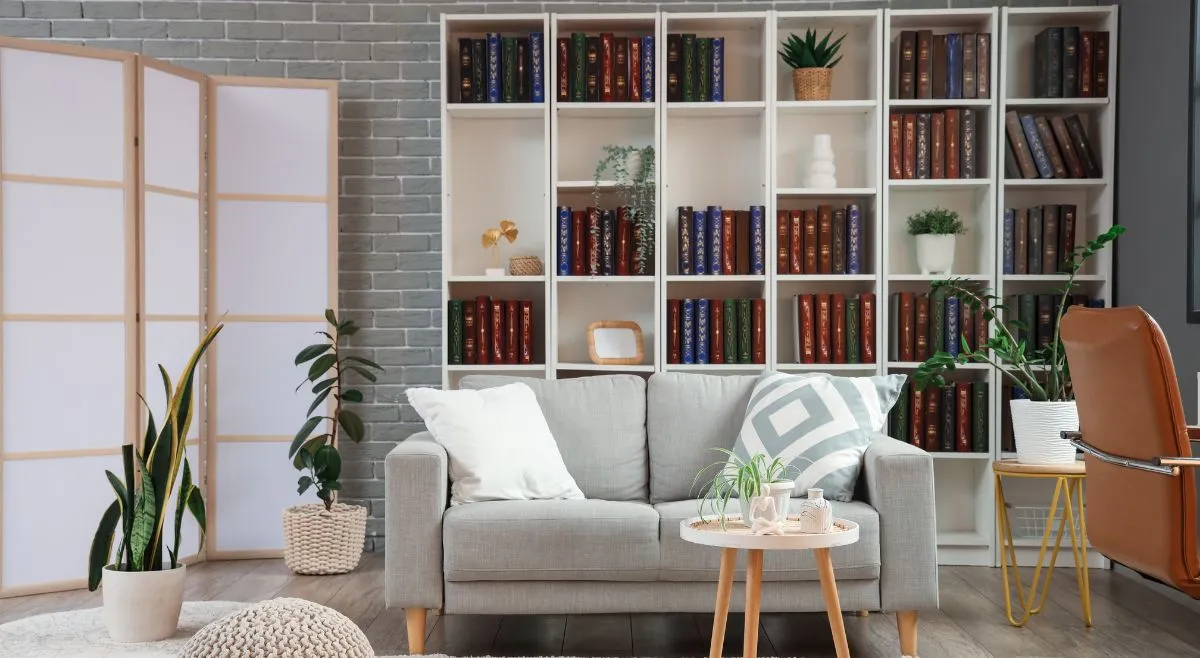 floor to ceiling bookshelf