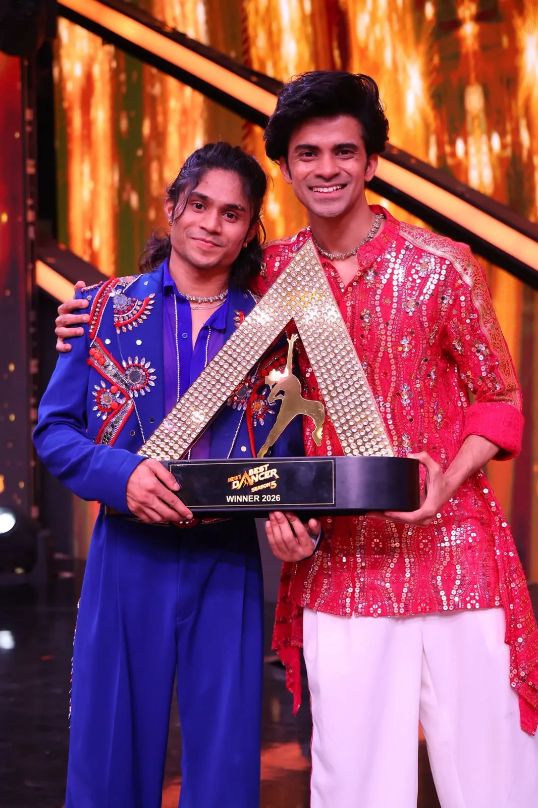 Ritesh Pal with choreographer Pratik Utekar
