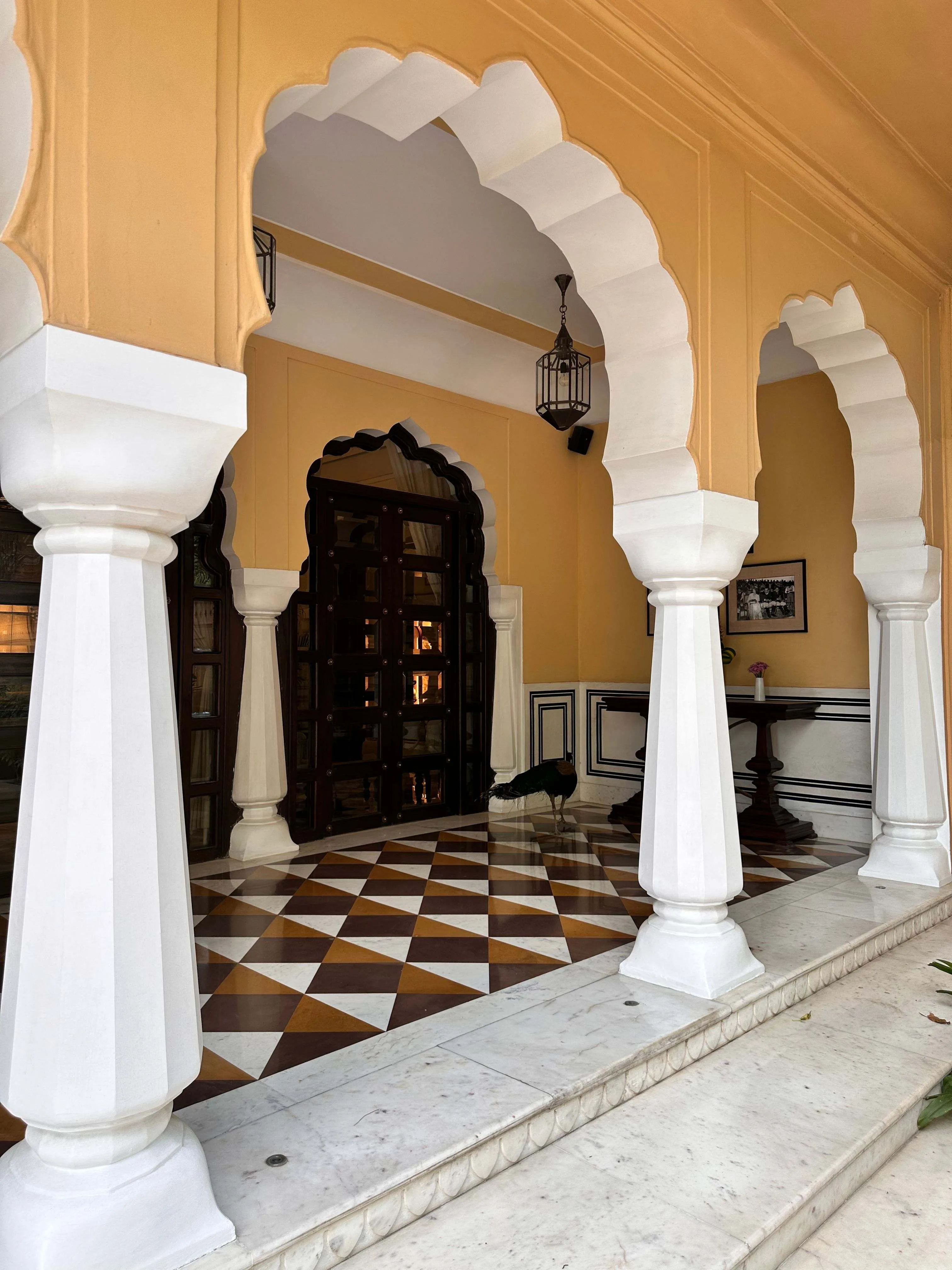 entrance of the house