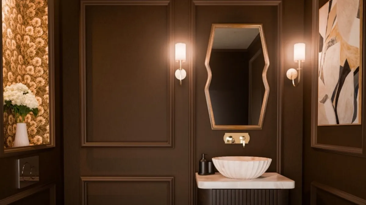 stylish bath fixtures and lighting