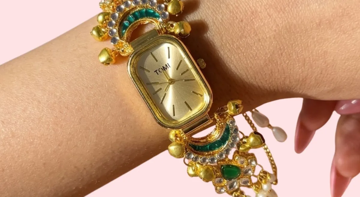 Floral Motif Kashmiri Watch