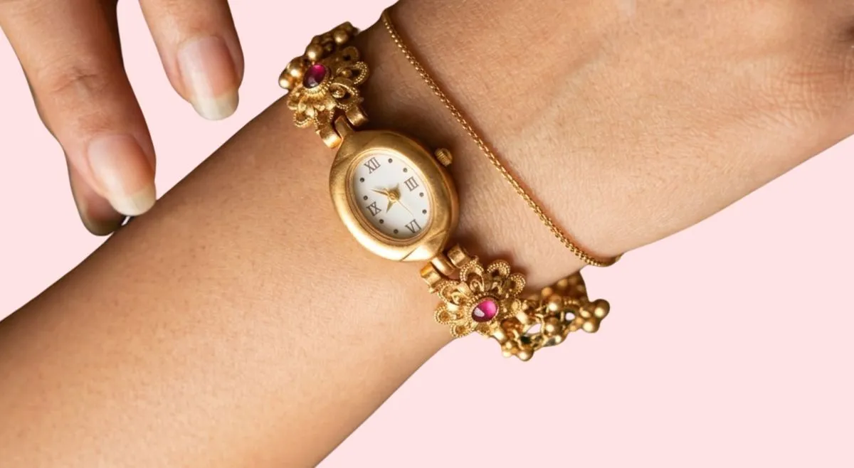 ghunghru Kashmiri watch