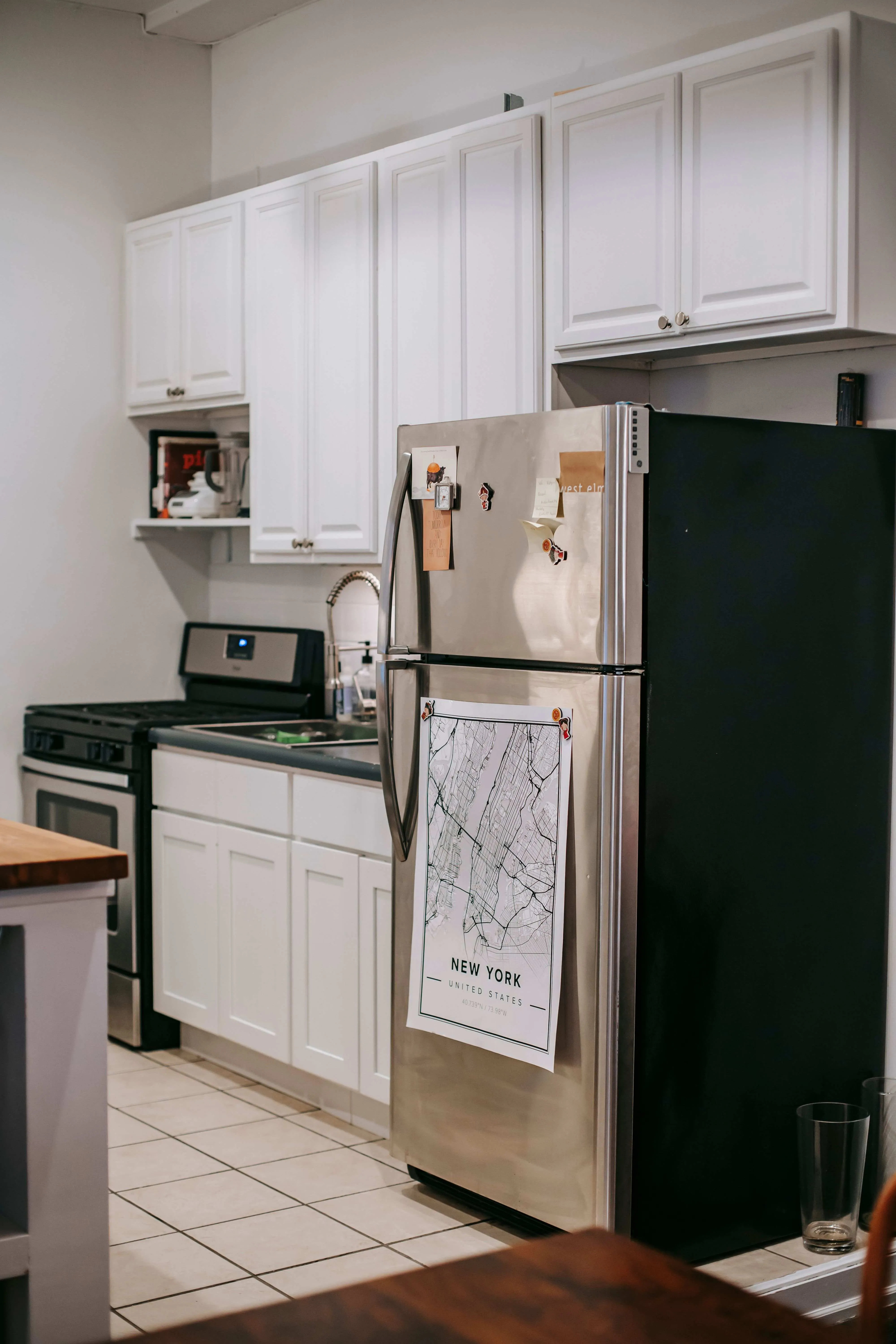 paper on fridge